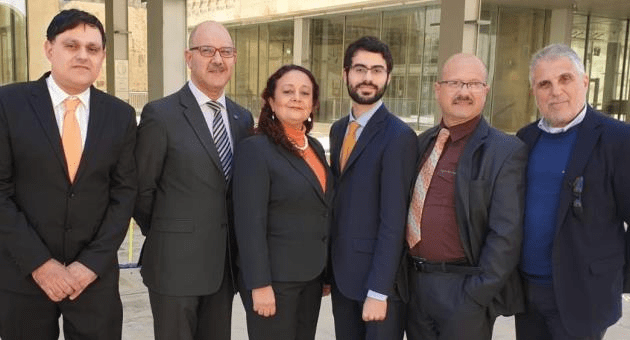 Partit Demokratiku officials after having co-opted five new members to its executive