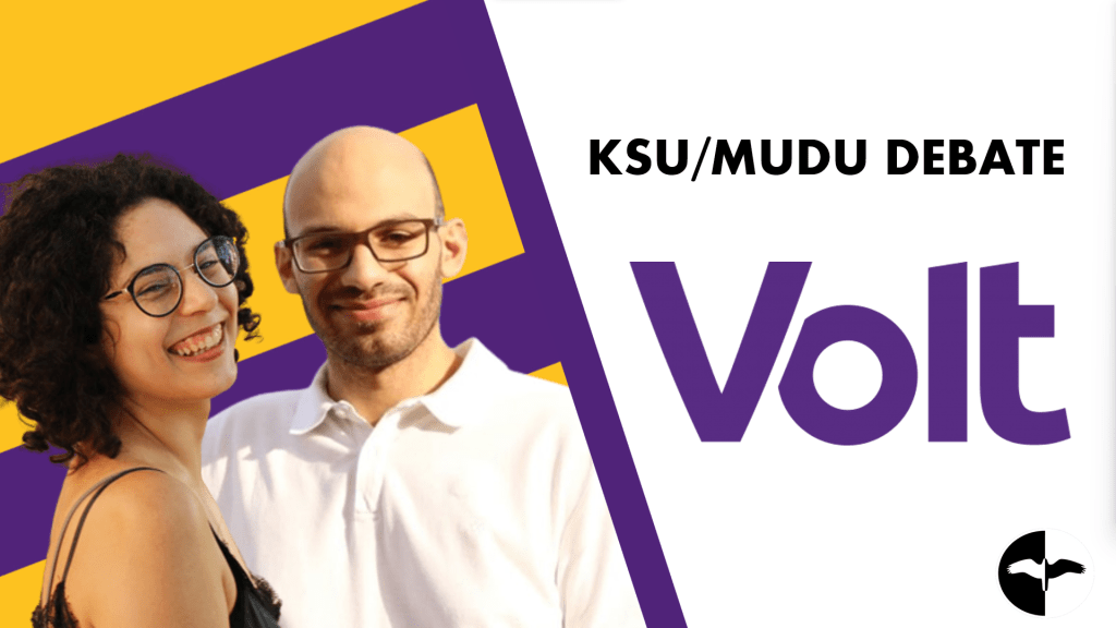 KSU/MUDU Debate – Volt&nbsp;Malta